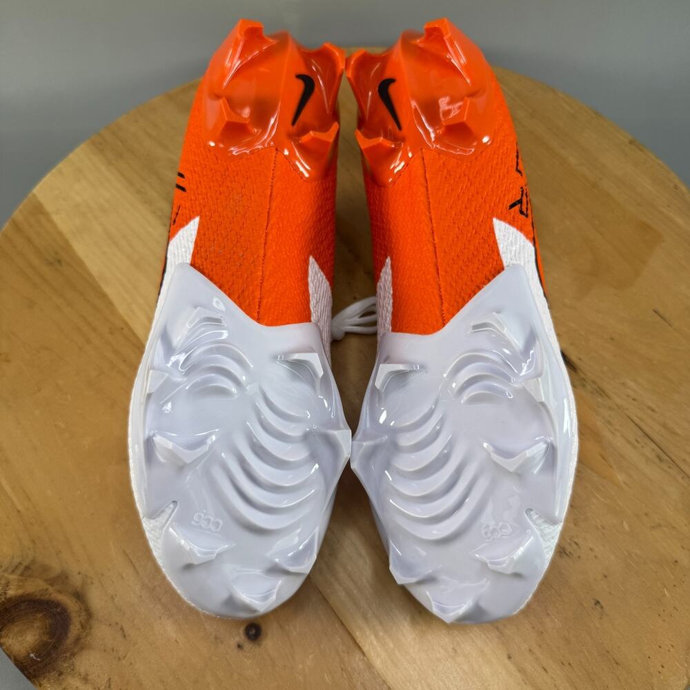 Nike Vapor Edge Speed 360 2 Men's Size 9.5 Football Cleats White Orange NEW - Picture 7 of 9